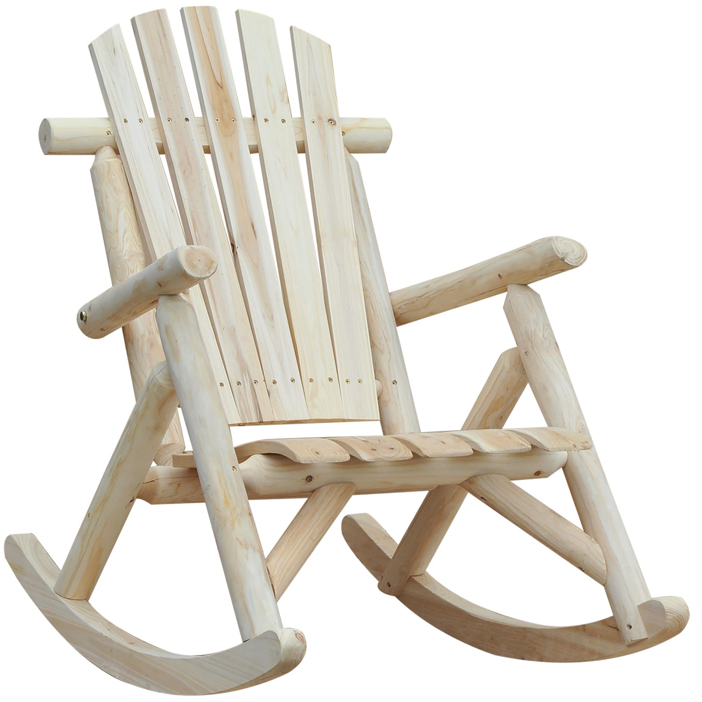 Scaun Balansoar de Gradina Stil Adirondack din Lemn, 66x96x98 cm