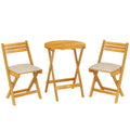 masă și scaune pentru balcon, masă și scaune pentru exterior, set masă și scaune balcon, set bistro, set balcon pliabil lemn masă și scaune