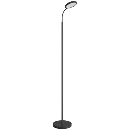 Lampă de Podea LED cu Telecomandă, Cap Rotativ, Reglare Luminozitate și Temperatură, Negru