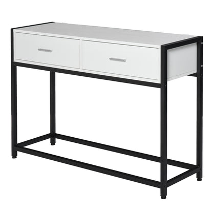 masa consola cu 2 sertare, 120x34x81cm
