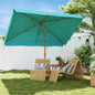 Umbrelă de Grădină 2x3 m cu Manivelă, Inclinabilă și Anti-UV 50+, Turcoaz