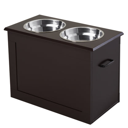 set boluri pentru caini, 60x30x41 cm, maro