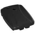 Bază pentru Umbrelă de Soare cu Braț, Umplibilă până la 75 kg, cu Bază în Formă de T Inclusă, 80x60x17 cm, Neagră