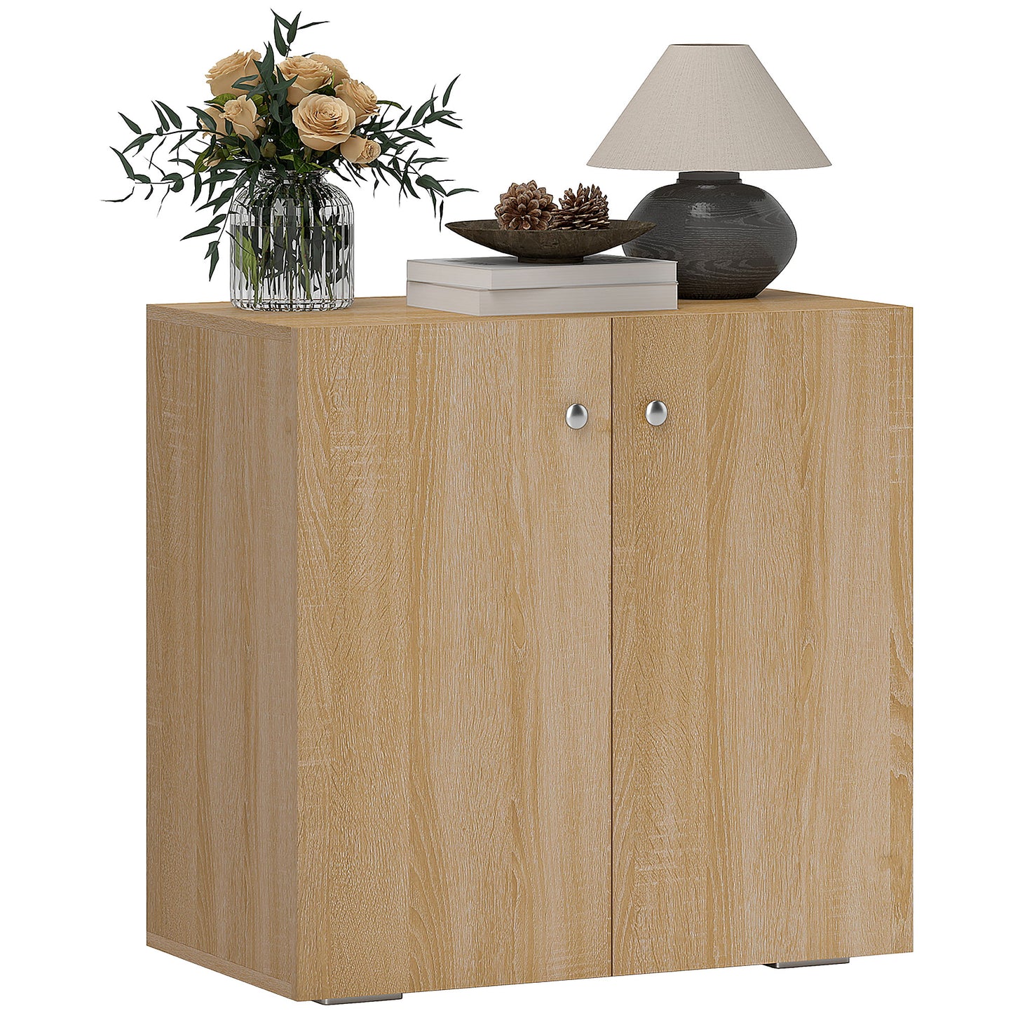 Dulap Lemn 70×39×70 cm – Cu 2 Usi, Ideal Birou & Living
