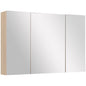 Dulap Baie Perete – Stejar, 3 Usi cu Oglinda, 90×60 cm