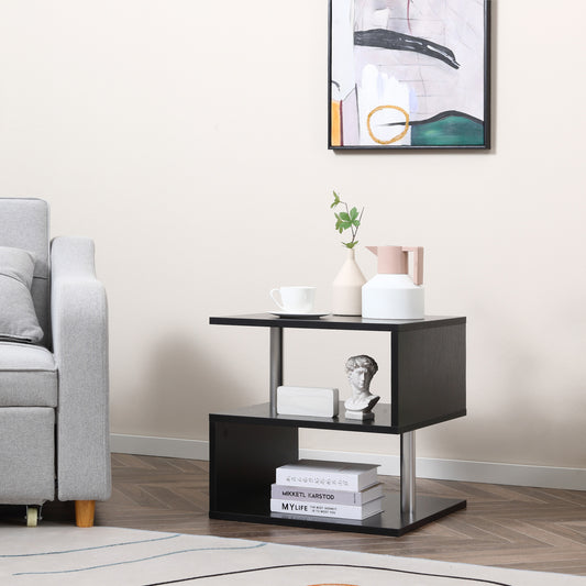 Masuta Joasa Salon – Lemn Negru 50×50×50 cm