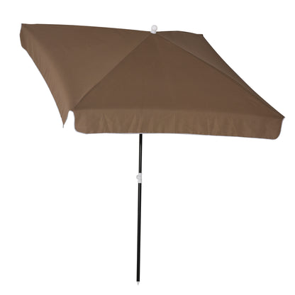 Umbrela patrata de Extern rezistenta la razele UV 200x200cm, Cafea