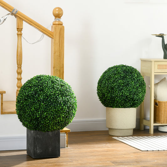 Set 2 Bile Topiary Buxus – Plante Artificiale pentru Casa & Gradina