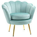 Fotoliu Vintage – Catifea Verde 76×76×74 cm, Design Elegant