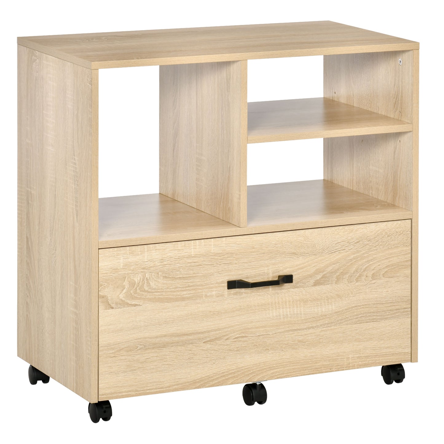 Mobilier Birou – Multifunctional din Lemn cu Suport Imprimanta
