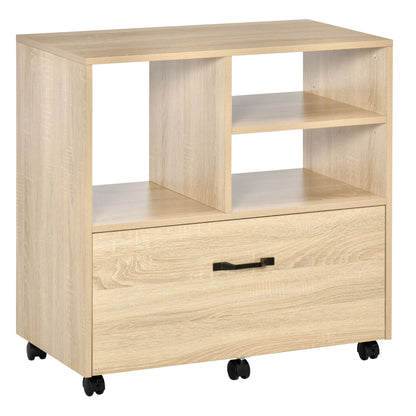Mobilier Birou – Multifunctional din Lemn cu Suport Imprimanta