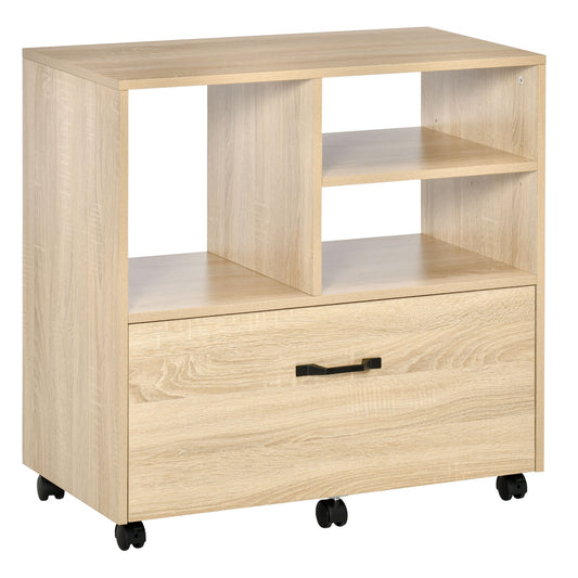 Mobilier Birou – Multifunctional din Lemn cu Suport Imprimanta