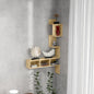 Raft de depozitare  MDF cu rafturi deschise pentru sufragerie si dormitor, 80x20x128,5 cm, de culoare stejar