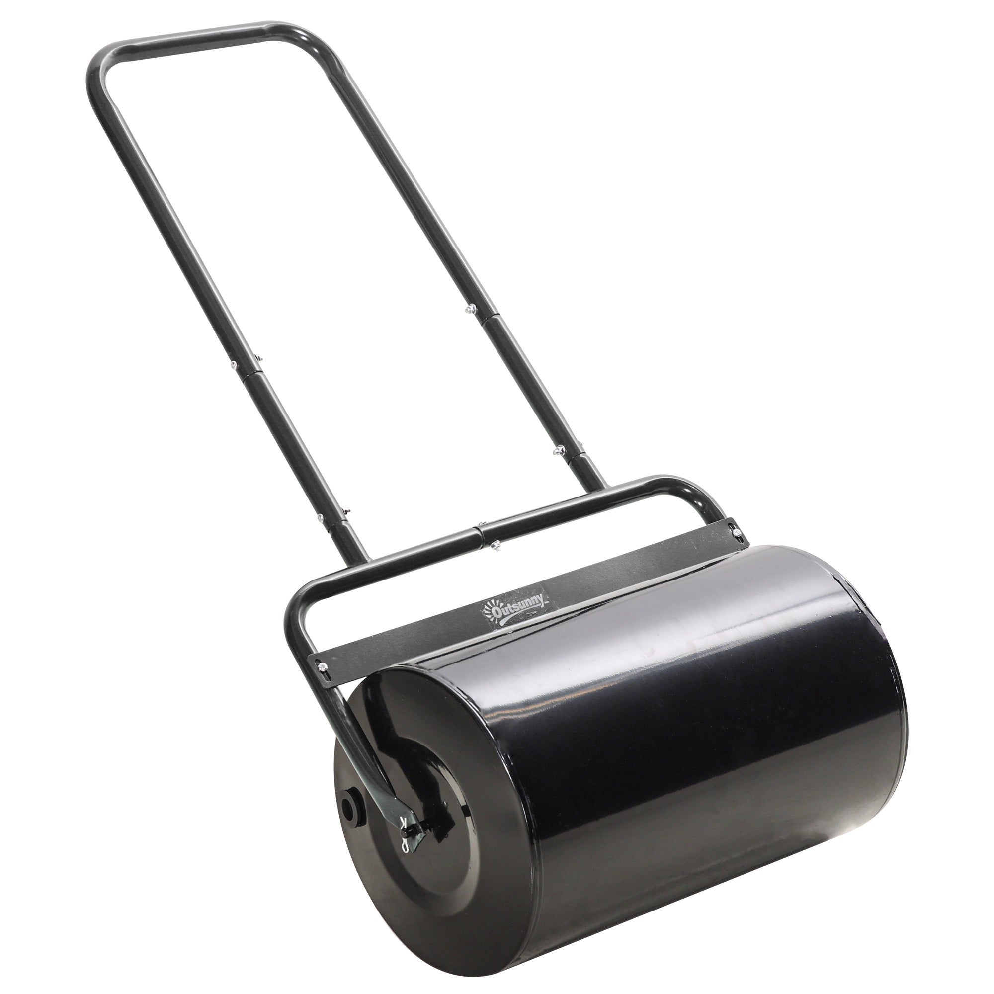 Rola de Gradina Ø32 x 50L cm, Metal Negru, Rezervor pana la 38 L