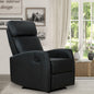 Fotoliu Relax Rabatabil Ergonomic Piele Sintetica 65 × 92 × 100cm, Negru