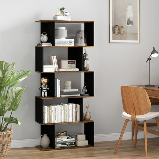 Biblioteca Moderna – 10 Rafturi Deschise, 5 Nivele
