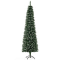 Brad de Craciun cu zapada artificiala 570 ramuri baza detasabila Φ53x190cm