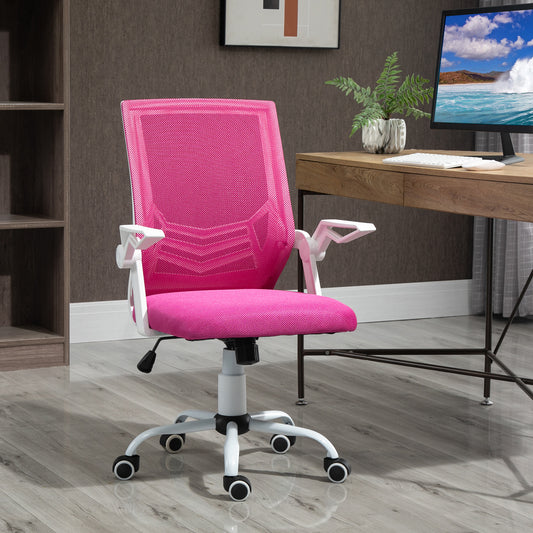 Scaun Ergonomic Roz – Suport Lombar, tesatura Confortabila