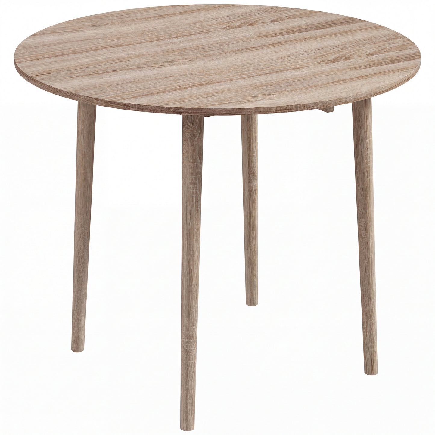 Masa Plianta Rotunda, Design economisire spațiu, natur Bucatarie Mica, Natur