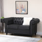 canapea cu doua locuri, piele sintetica,160x84x80 cm
