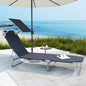 scaun cu parasolar, 187x58x50 cm, gri