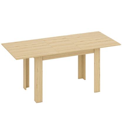Masă extensibilă pentru 6-8 persoane, 140-180 x 80 cm, culoare lemn