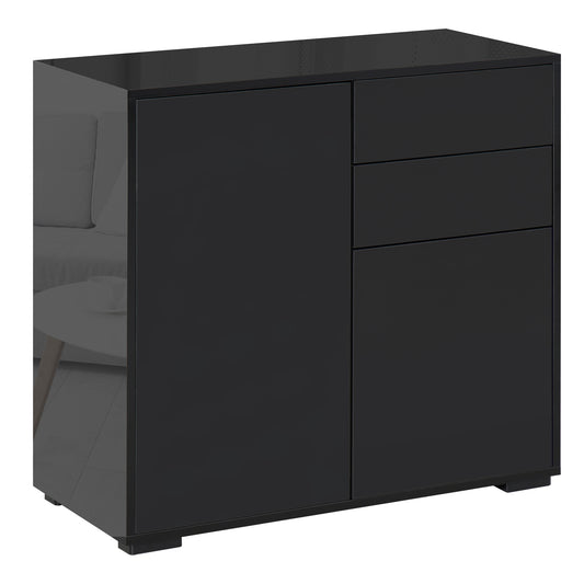 Mobilier Multiuz 79×36×74 cm – Alb cu Sertare si Dulapuri Push
