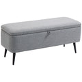 Banca Dormitor 104×38×42 cm – Catifea cu Spatiu Depozitare