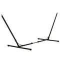 Suport Schelet pentru Hamac Reglabil Max. 120 Kg, Negru, 313-388x109x116cm