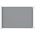 Cancellino per Cani Estensibile fino a 115 cm, in Poliestere e Acciaio, 115x82.5 cm, Bianco e Grigio