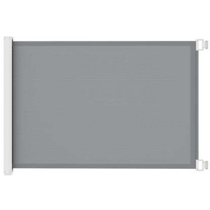 Cancellino per Cani Estensibile fino a 115 cm, in Poliestere e Acciaio, 115x82.5 cm, Bianco e Grigio