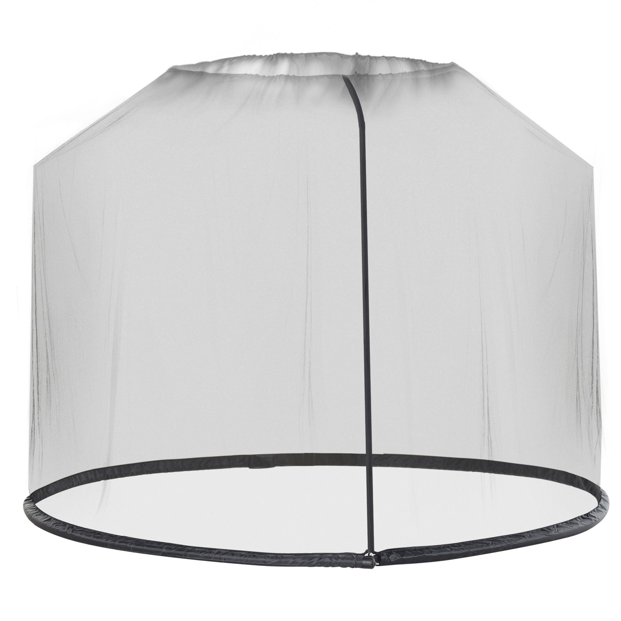 , Plasă anti țânțari pentru umbrelă, Pentru Aer Liber, Material tip plasă, Oxford, 300cm x 300cm x 230cm, Negru