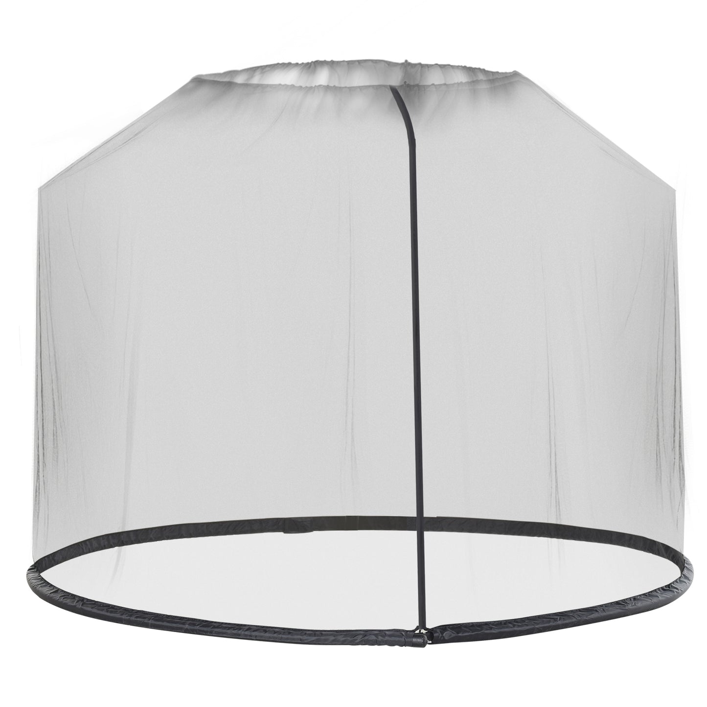 , Plasă anti țânțari pentru umbrelă, Pentru Aer Liber, Material tip plasă, Oxford, 300cm x 300cm x 230cm, Negru