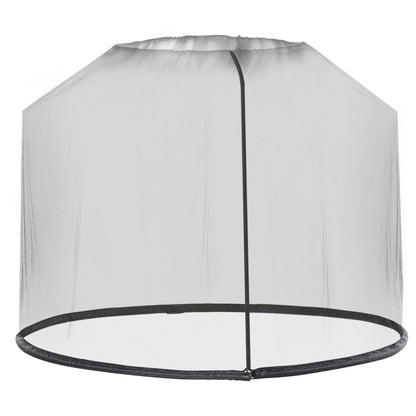 , Plasă anti țânțari pentru umbrelă, Pentru Aer Liber, Material tip plasă, Oxford, 300cm x 300cm x 230cm, Negru