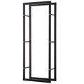 Raft Lemne pentru Casa si Gradina Greutate maxima 100kg Negru, 60x25x150cm
