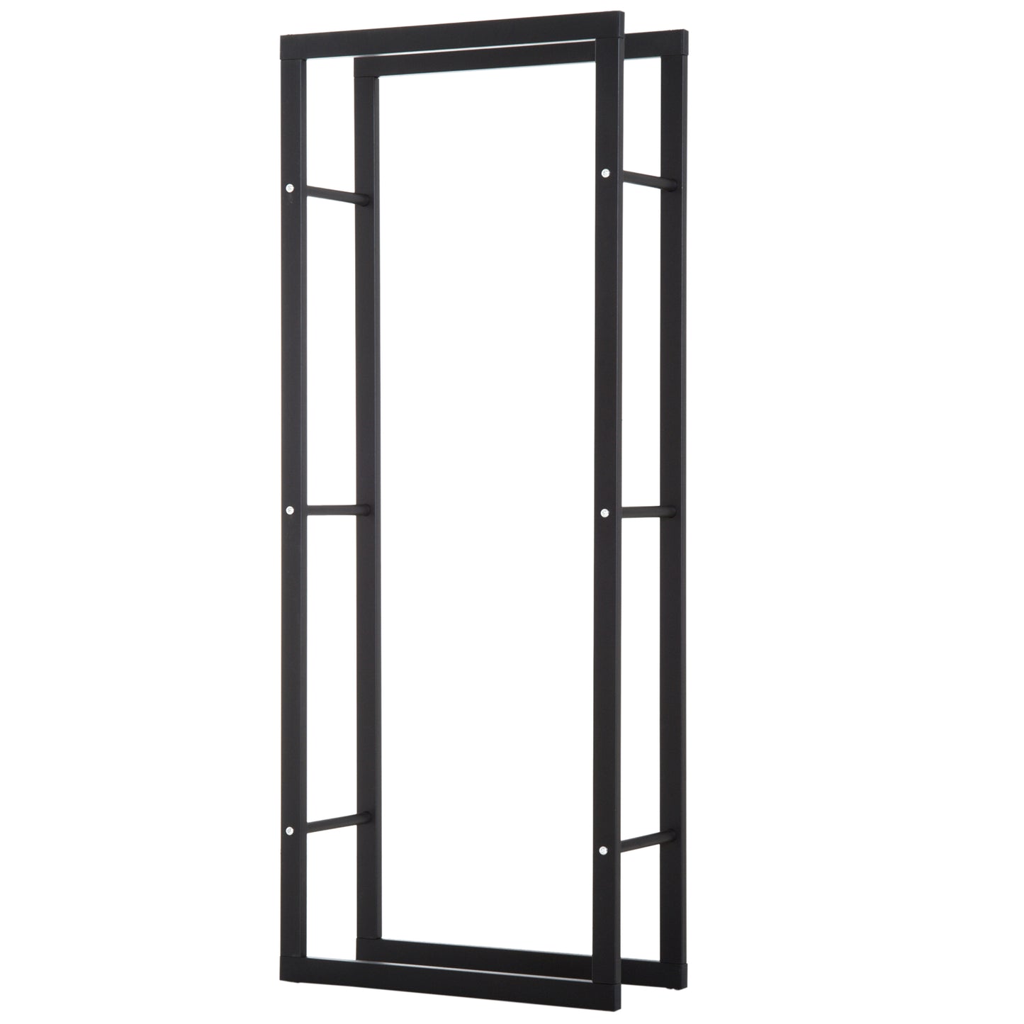 Raft Lemne pentru Casa si Gradina Greutate maxima 100kg Negru, 60x25x150cm