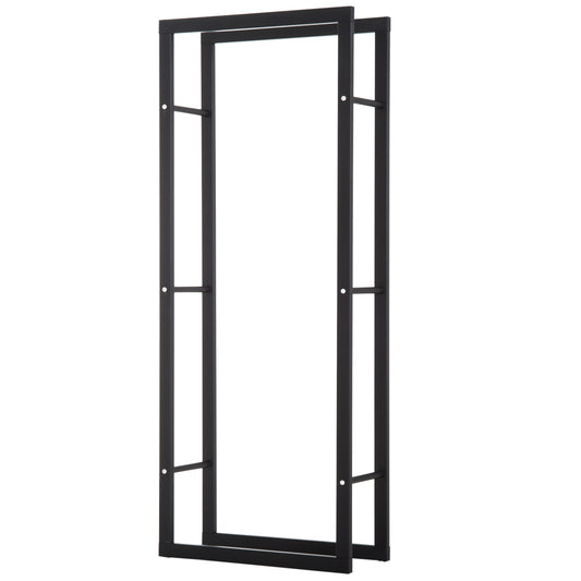 Raft Lemne pentru Casa si Gradina Greutate maxima 100kg Negru, 60x25x150cm