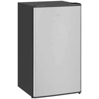 Frigider Mic de 91L cu Termostat Reglabil, Rafturi Reglabile și Sertar, Argintiu
