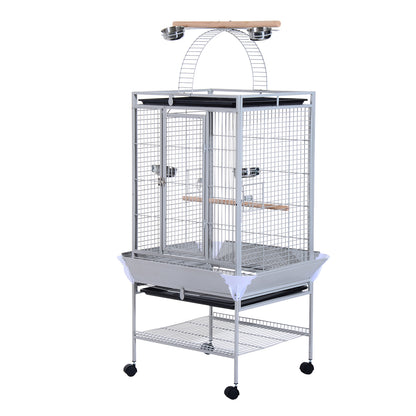 Voliera Pasari 160 cm – Mobila cu Stinghii & Tavi de Hrana