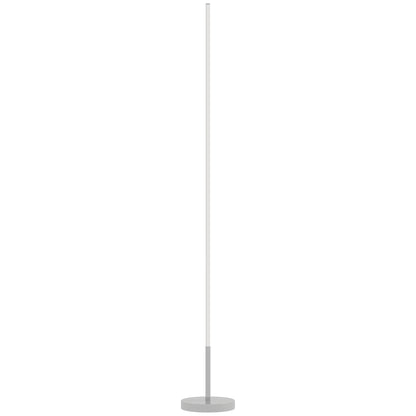 Lampă de Podea LED de 150 cm cu Temperatura Culorii Reglabilă și Telecomandă, Argintiu