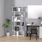 Librarie de Design Modern Rafturi Alb, 80x23x192cm