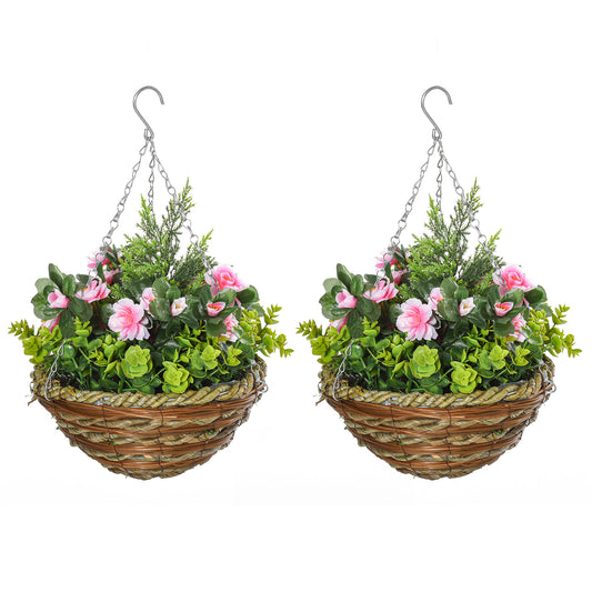 Set 2 Plante Lisianthus – Ghiveci Rachita, Decorative pentru Agatat