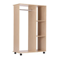 dulap deschis cu cuier si 3 rafturi, 80 x 40 x 128 cm
