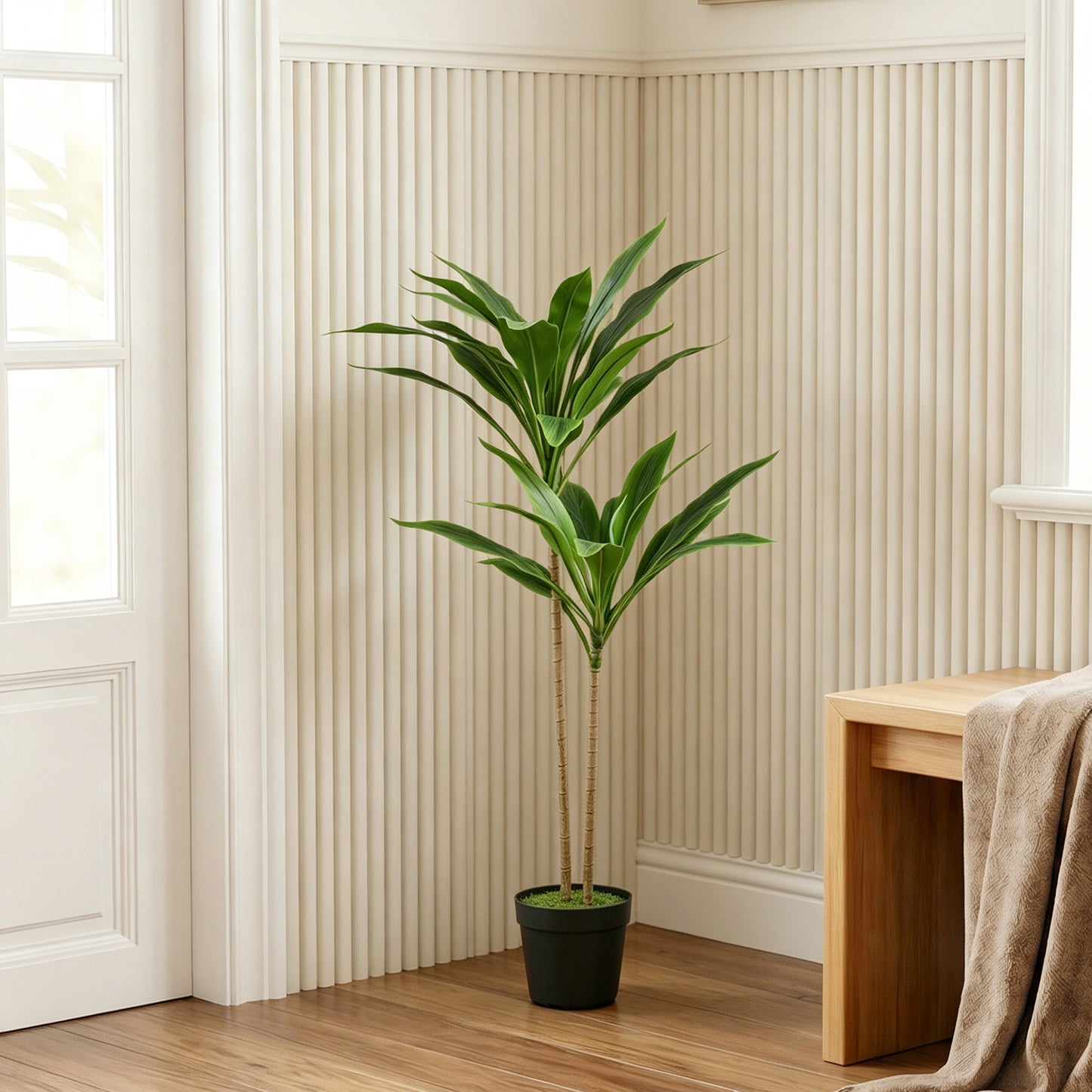 Arbori Decorativi Artificiali Mari pentru Birouri, Intrări, Interior, Plante Decorative False, Verde