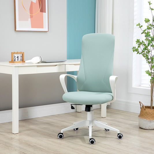 Scaun de birou ergonomic, cu înălțime ajustabilă și balans, 62x56x110-119,5 cm, verde