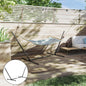 Suport Schelet pentru Hamac Reglabil Max. 120 Kg, Negru, 313-388x109x116cm