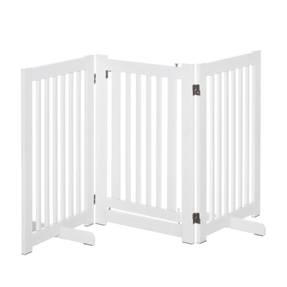 gard de siguranta, 3 panouri MDF, 155x 6 cm, alb