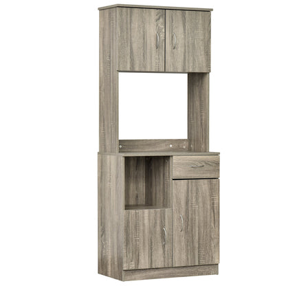 Bufet Modern pentru Bucatarie sau Sala de Pranz, 71x41x178cm, Gri