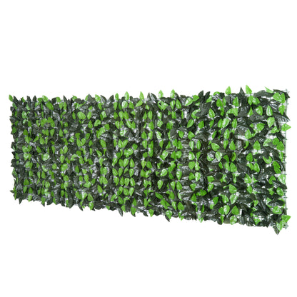 Gard Viu Artificial Premium, Rolă Mereu Verde pentru Gard și Balcon, 1x3m