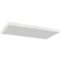 Set 2 Plafoniere LED Subțiri și Minimaliste cu Culoare Reglabilă, din Oțel și Plastic, 60x30x3.7 cm, Alb